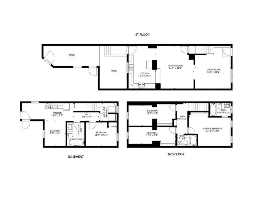 Two Dc Rowhouses Large Groups Sleeps 21 Washington